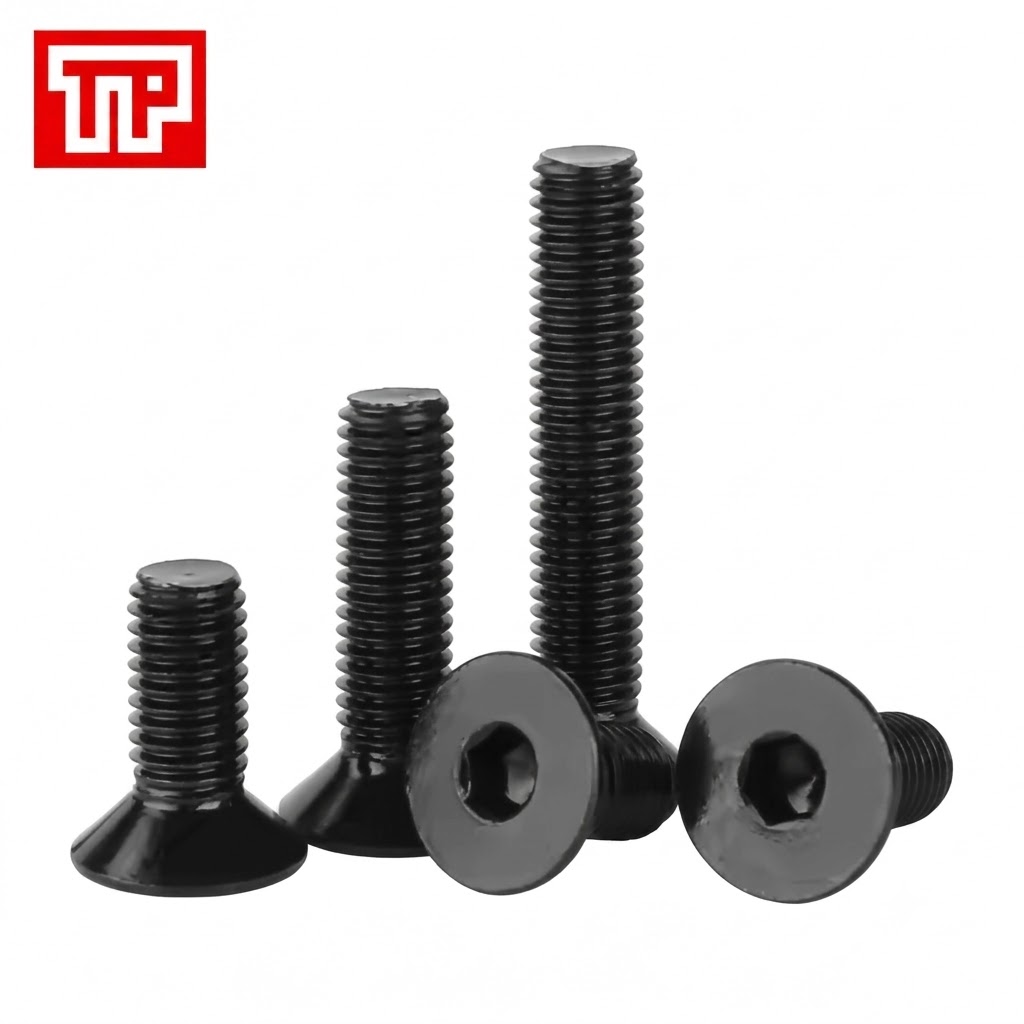 Bulong lục giác chìm đầu bằng thép đen 12.9